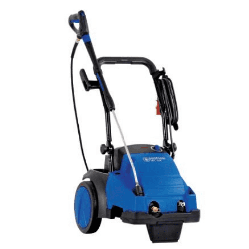 Stationary pressure washers